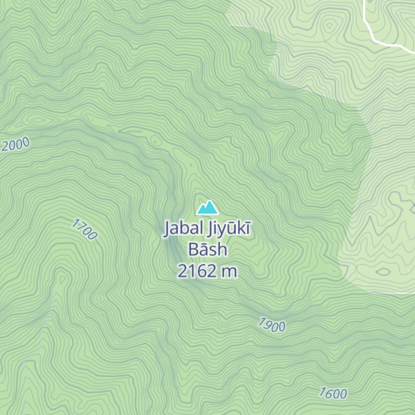 Map of Jabal Jiyūkī Bāsh