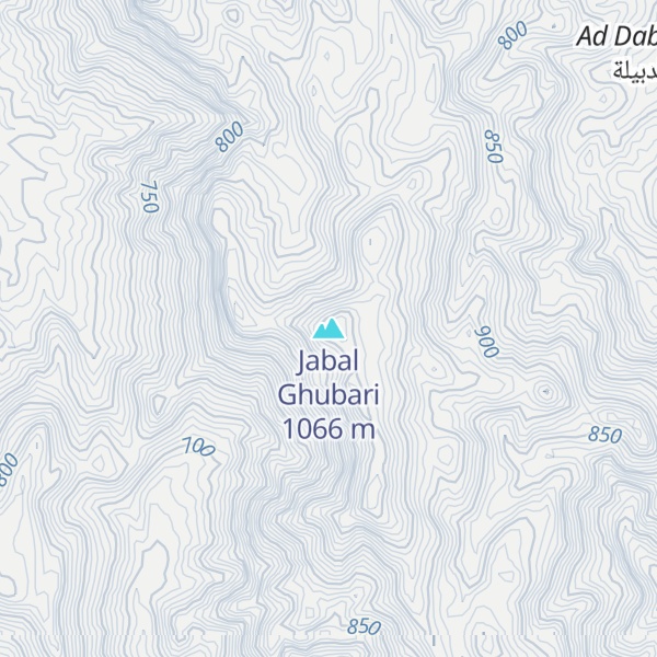 Map of Jabal Ghubari