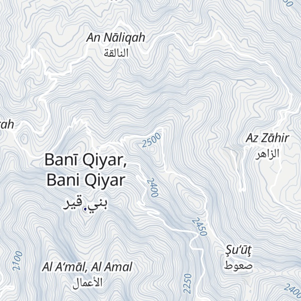 Map of Jabal Dar ash Shanasib
