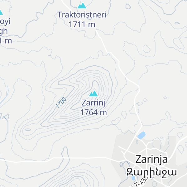 Map of Zarrinj