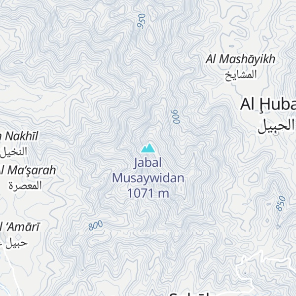 Map of Jabal Musaywidan