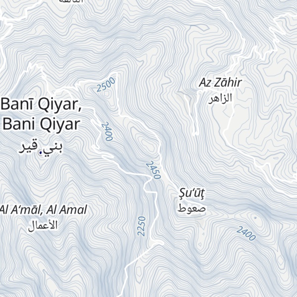 Map of Jabal Bayt Malah