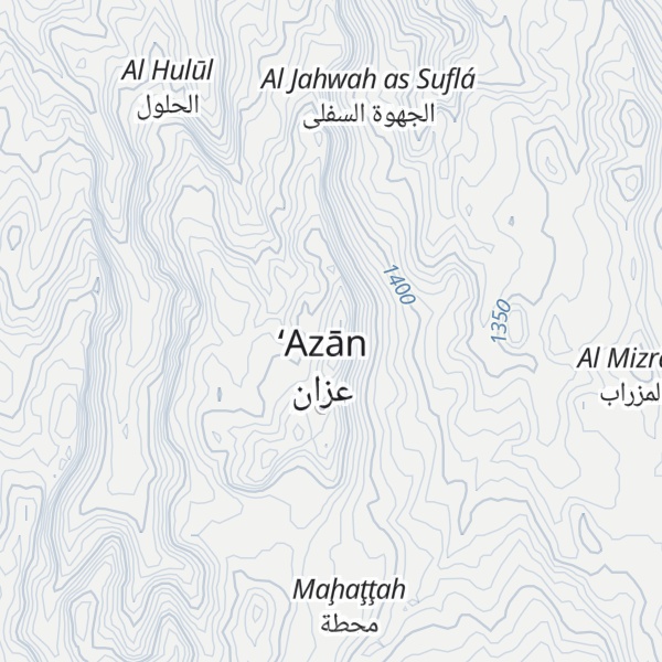 Map of Jabal Shadhab