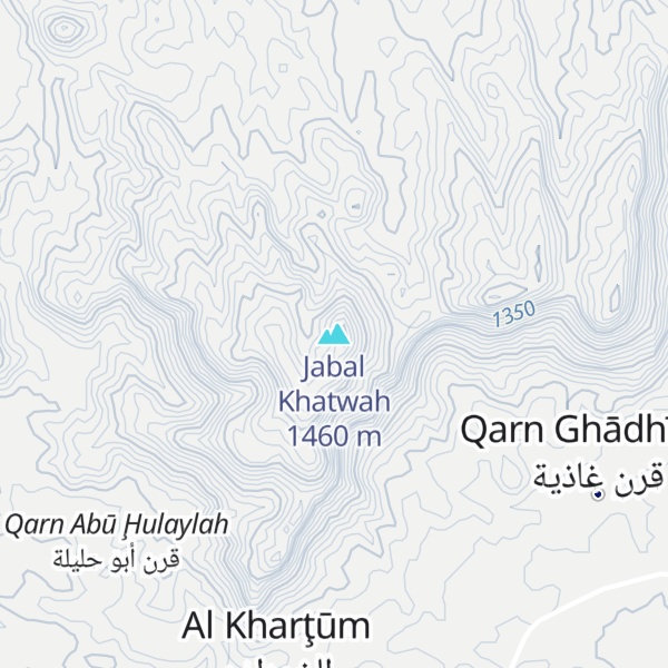 Map of Jabal Khatwah