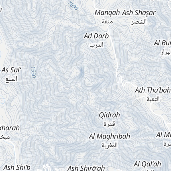 Map of Jabal Madarah
