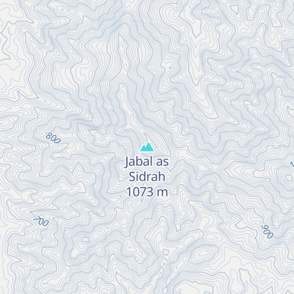 Map of Jabal as Sidrah