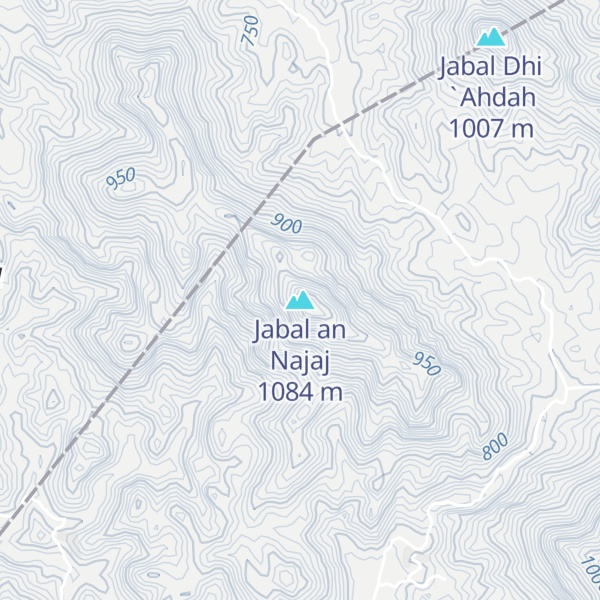 Map of Jabal an Najaj