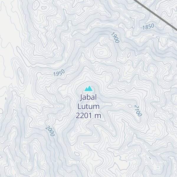 Map of Jabal Lutum