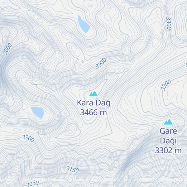 Map of Kara Dağ