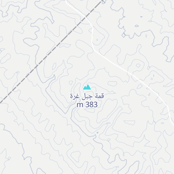 Map of قمة جبل غرة