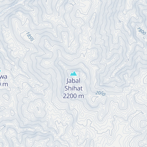 Map of Jabal Shihat