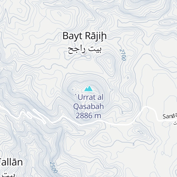 Map of `Urrat al Qasabah