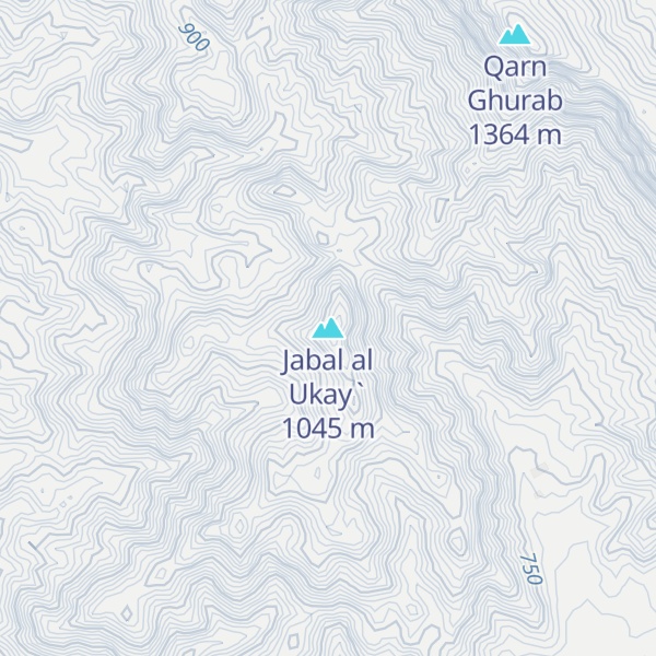 Map of Jabal al Ukay`