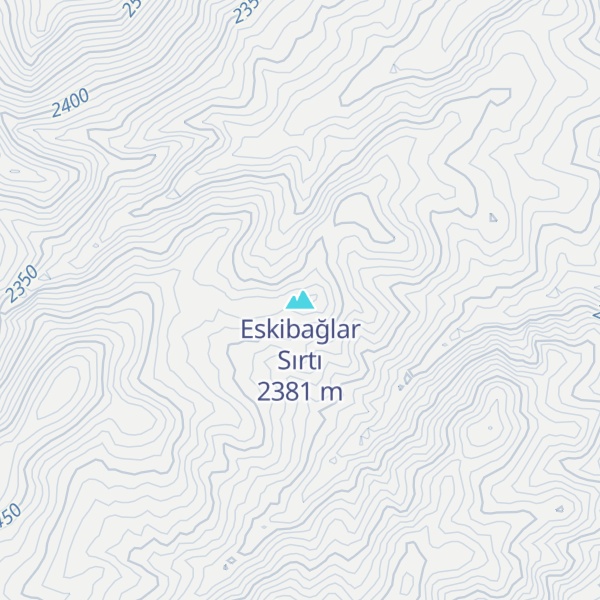 Map of Eskibağlar Sırtı