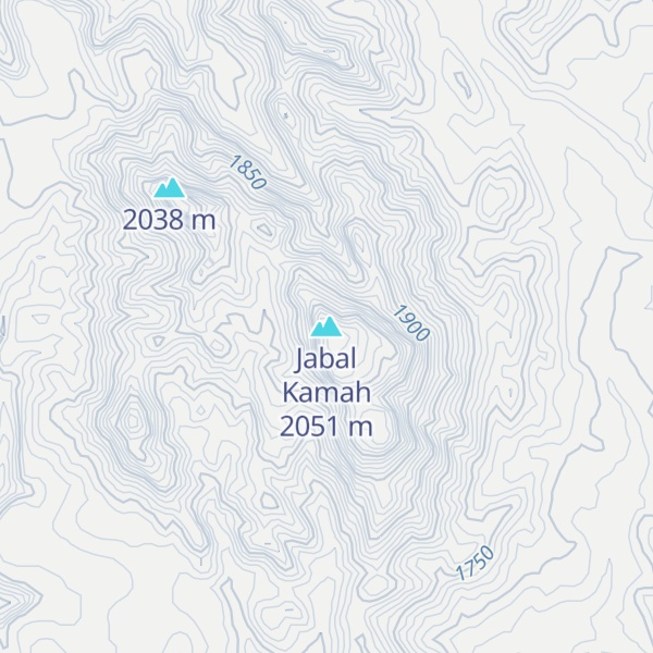 Map of Jabal Kamah