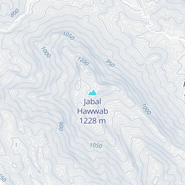 Map of Jabal Hawwab