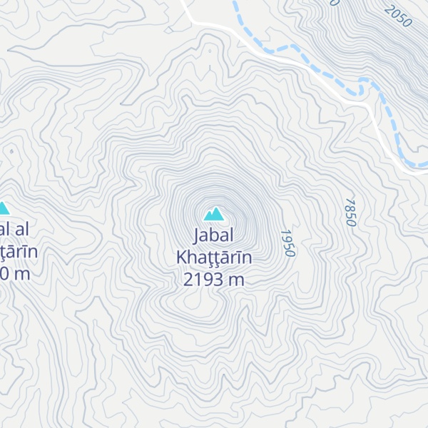Map of Jabal Khaţţārīn