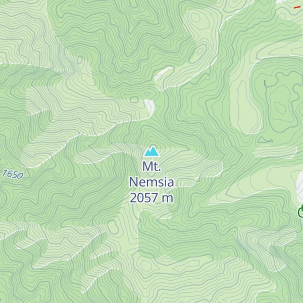 Map of Mt. Nemsia