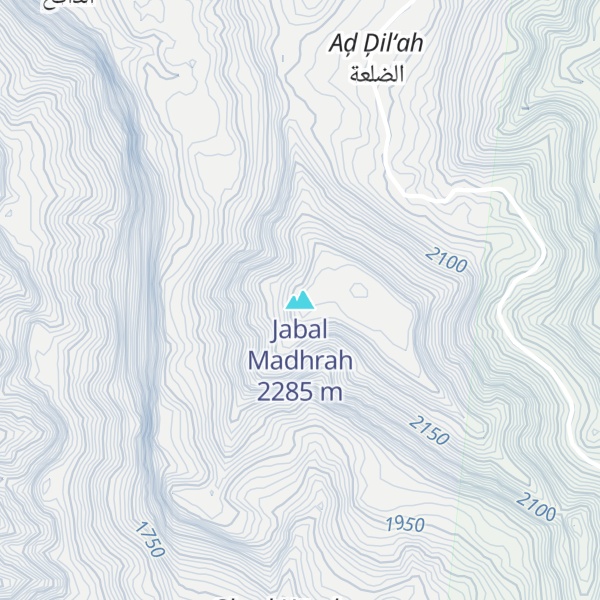 Map of Jabal Madhrah