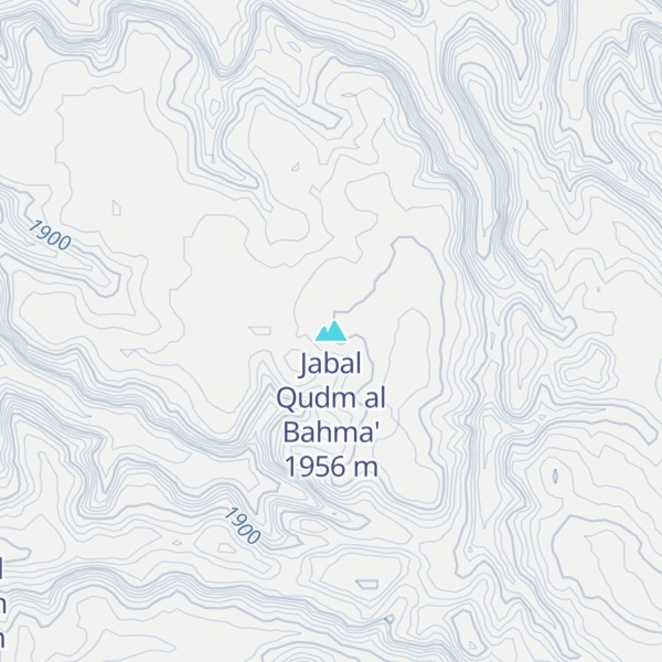 Map of Jabal Qudm al Bahma'