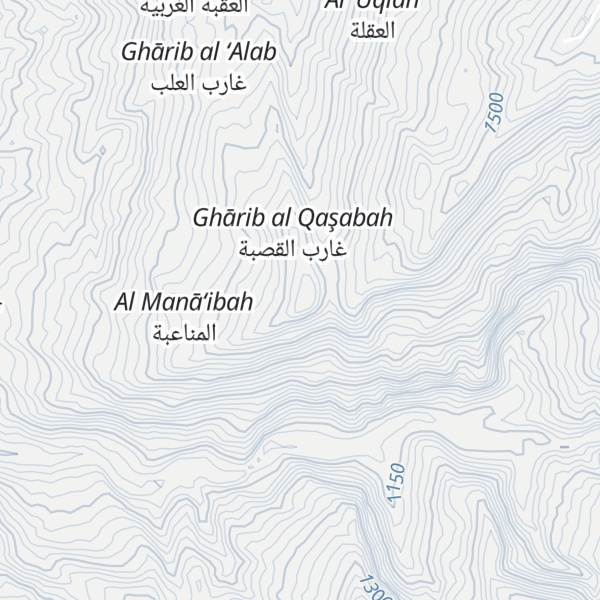 Map of Jabal Dhu Hidayyan