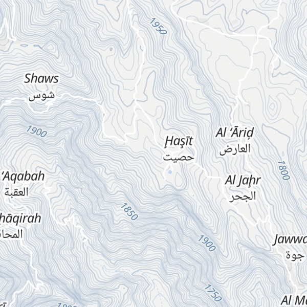 Map of Jabal Bal `Ubdi