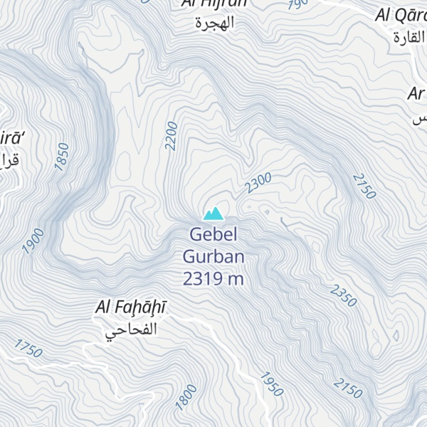 Map of Gebel Gurban