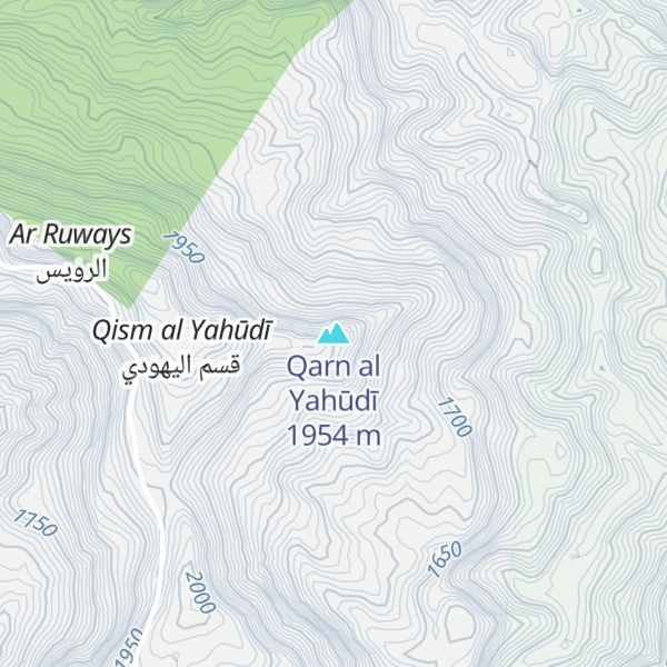 Map of Qarn al Yahūdī