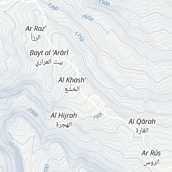 Map of Jabal Bū Qāşah