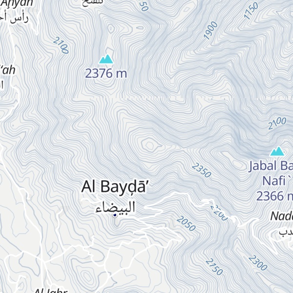 Map of Jabal Salfiyah