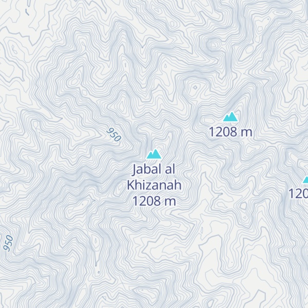 Map of Jabal al Khizanah