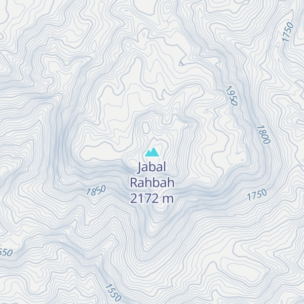 Map of Jabal Rahbah