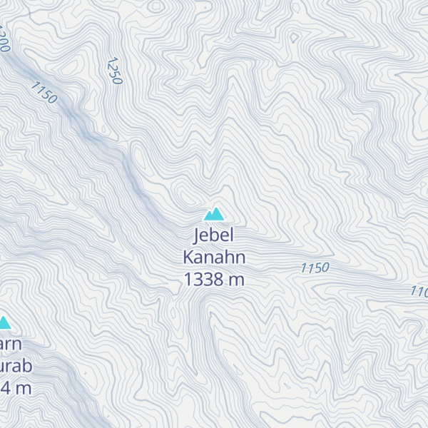 Map of Jebel Kanahn