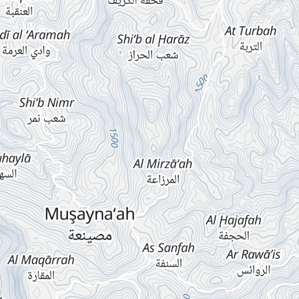 Map of Jabal Alib