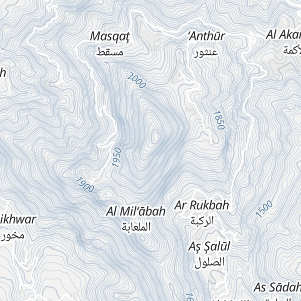 Map of Jabal Yaf`an