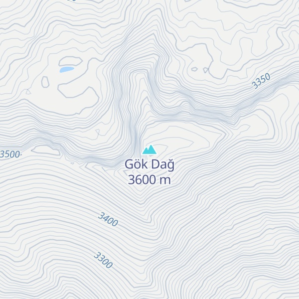 Map of Gök Dağ