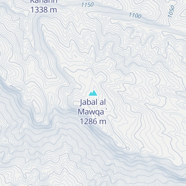 Map of Jabal al Mawqa`
