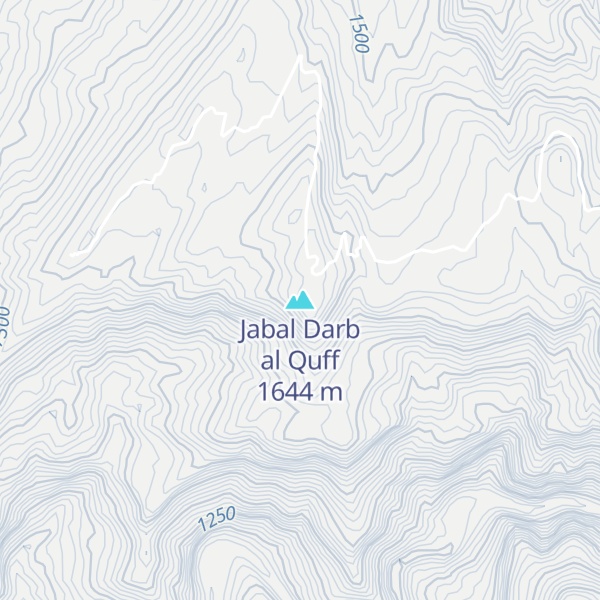 Map of Jabal Darb al Quff