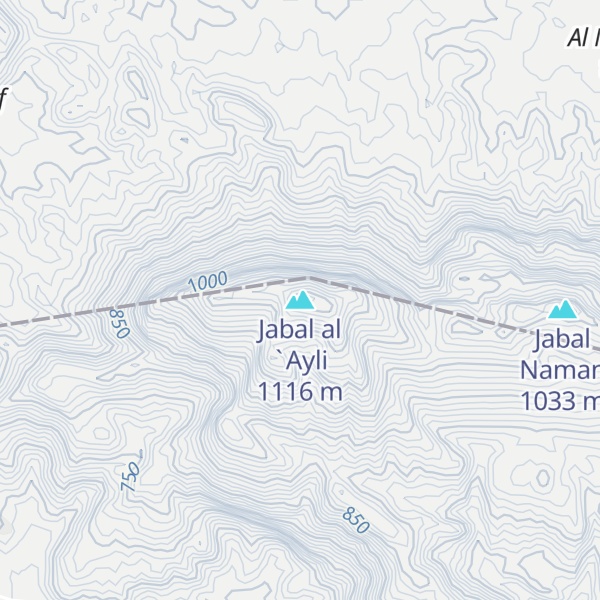 Map of Jabal al `Ayli