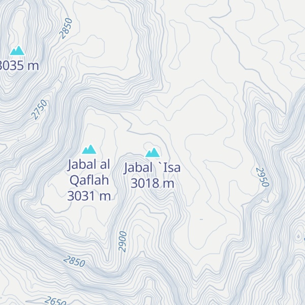 Map of Jabal `Isa