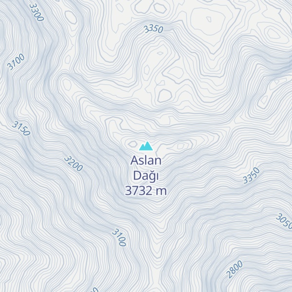 Map of Aslan Dağı
