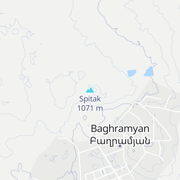 Map of Spitak