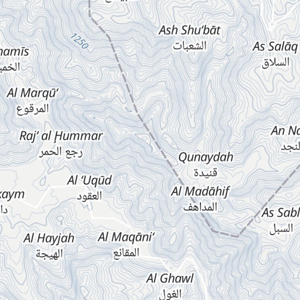 Map of Jabal Khashran