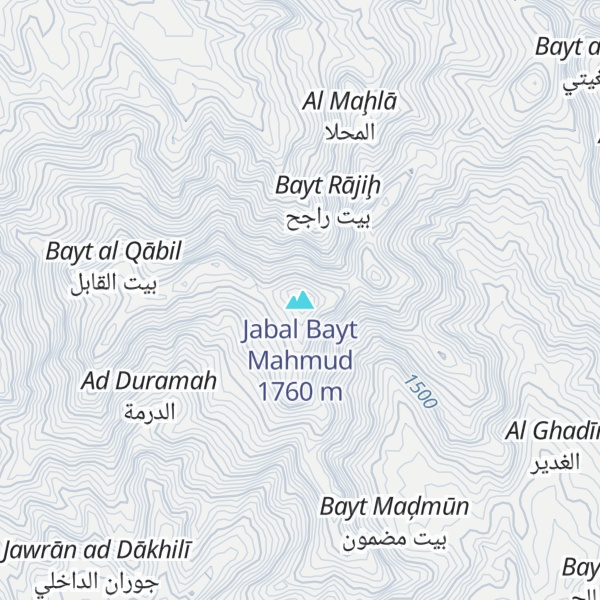 Map of Jabal Bayt Mahmud