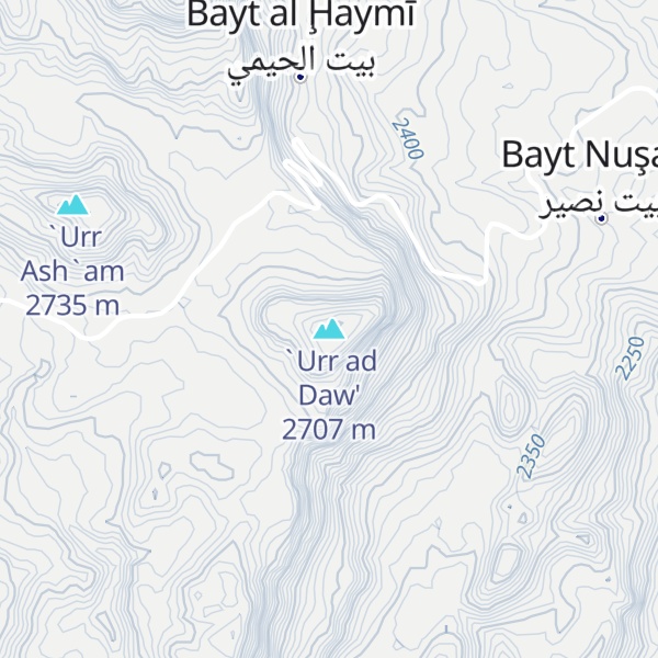 Map of `Urr ad Daw'
