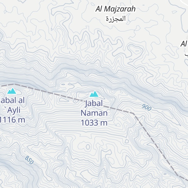 Map of Jabal Naman