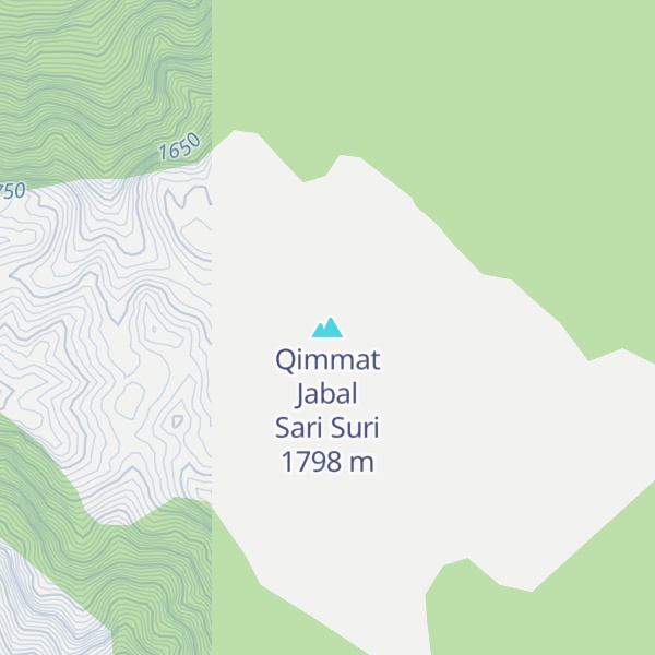 Map of Qimmat Jabal Sari Suri