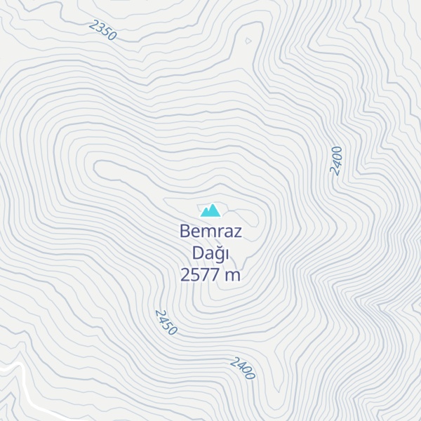 Map of Bemraz Dağı