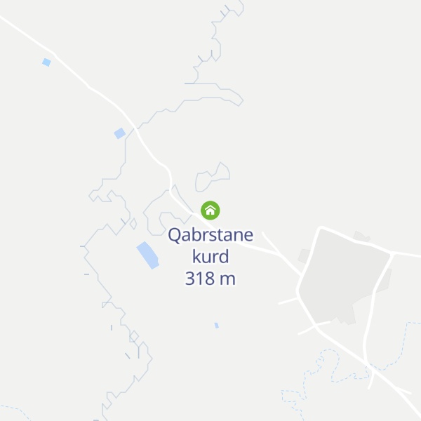 Map of Qabrstane kurd