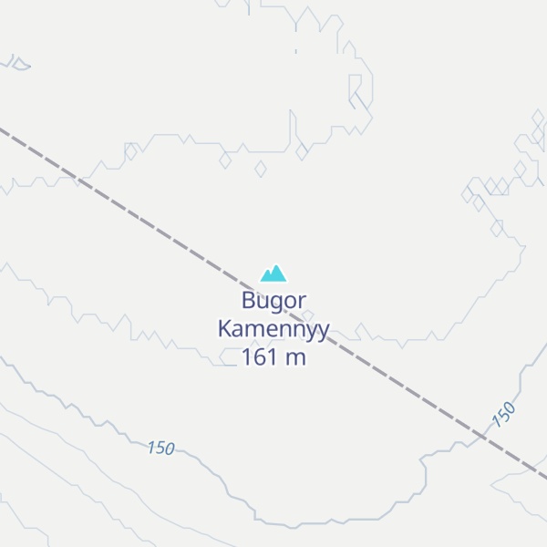 Map of Bugor Kamennyy